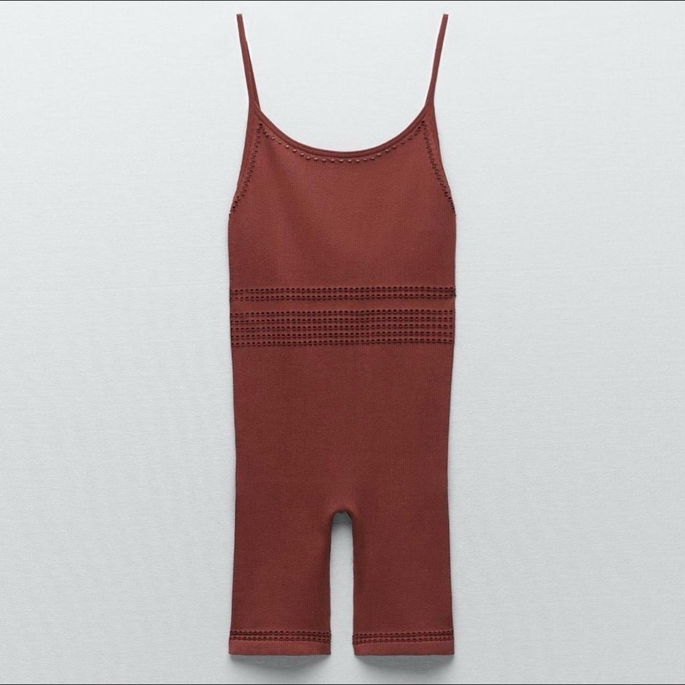 NWT | Zara Limitless Contour Shorts Bodysuit - Size M-L